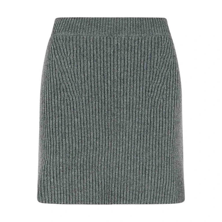 ジルサンダー ミニスカート - グレー