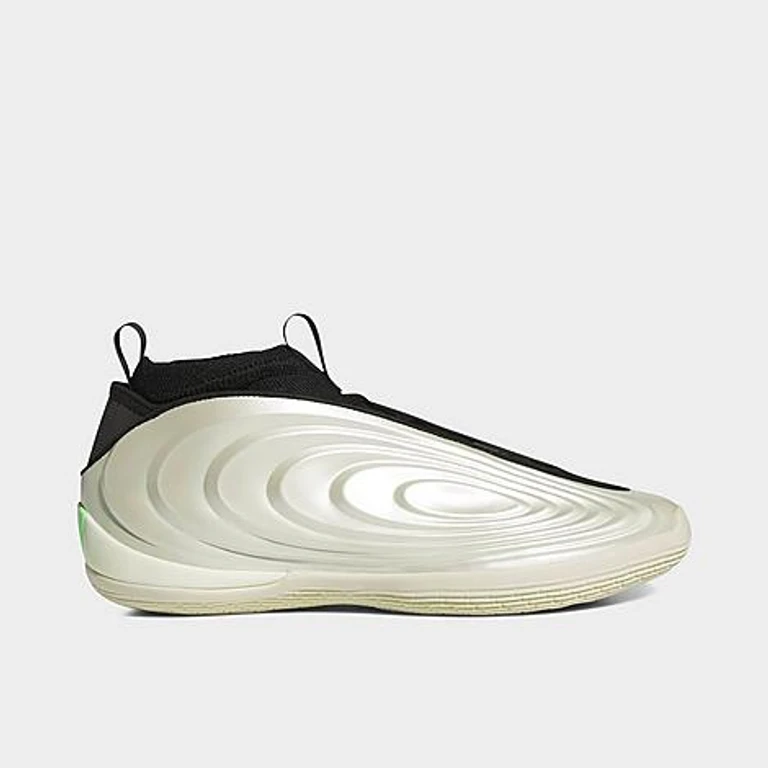 adidas Men's Harden Vol. 10 Basketball Shoes in Ice Gold Metallic/Core Black/Lime Burst Size: 7.5