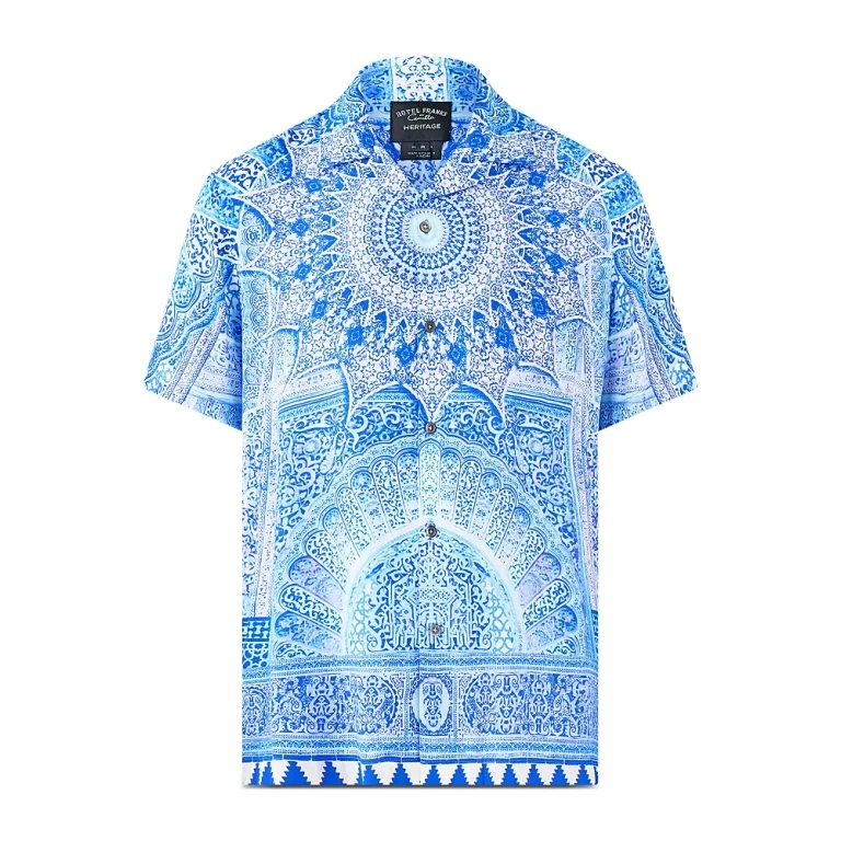 Camilla The Bosphorous Relaxed Fit Short Sleeve Camp Shirt