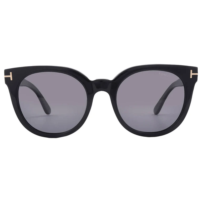Moira Polarized Smoke Cat Eye Ladies Sunglasses FT1109 01D 53