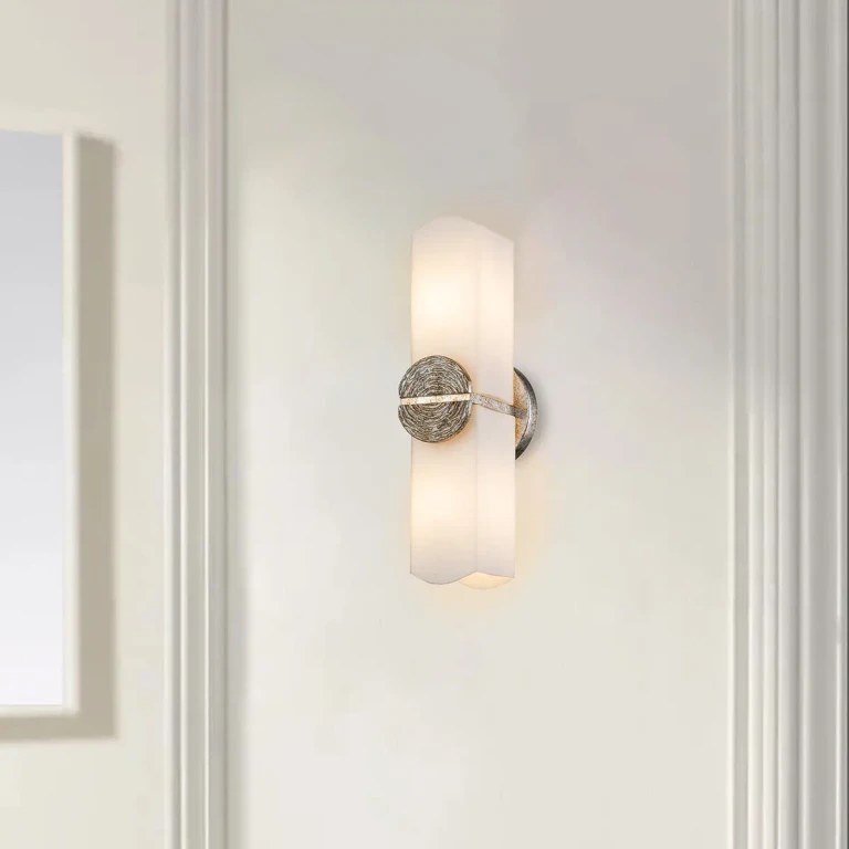 Silver Leaf Wall Sconce from the Elan Collection