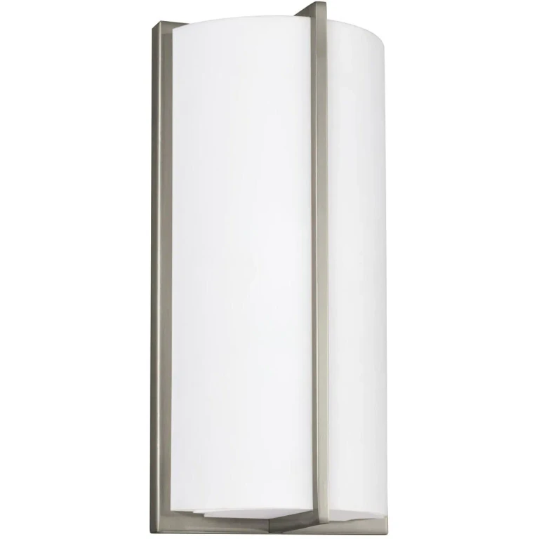 Brushed Nickel LED Wall Bath Sconce from the Faron Collection