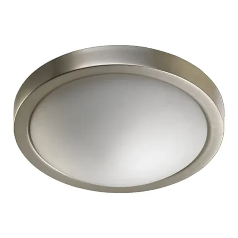 Quorum Quorum Home 2-Light 13" Ceiling Light in Satin Nickel