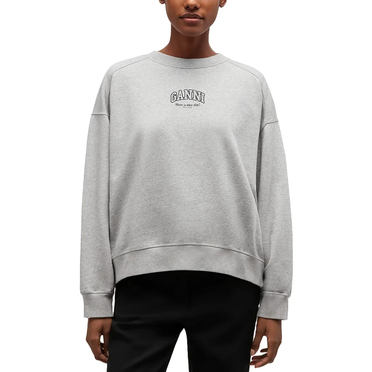 Ganni Isoli クルーネックスウェットシャツ