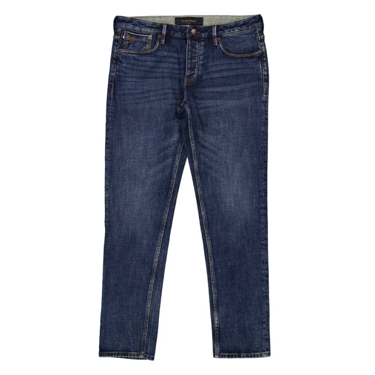 Emporio Armani J75 Slim-Fit Selvedge Denim Jeans