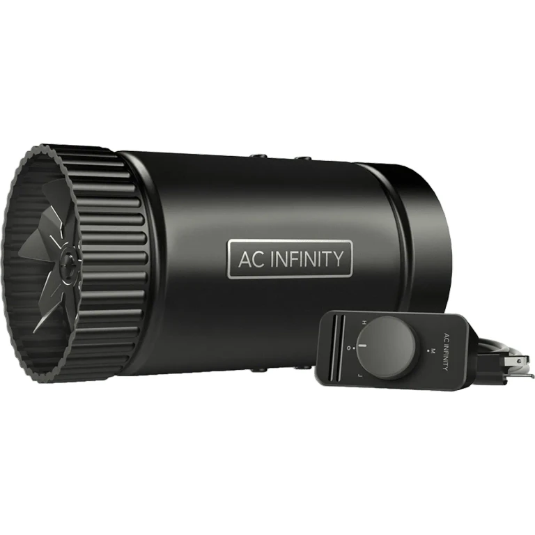 AC Infinity Raxial Inline Duct Booster Fan w/Speed Controller - 6-inch