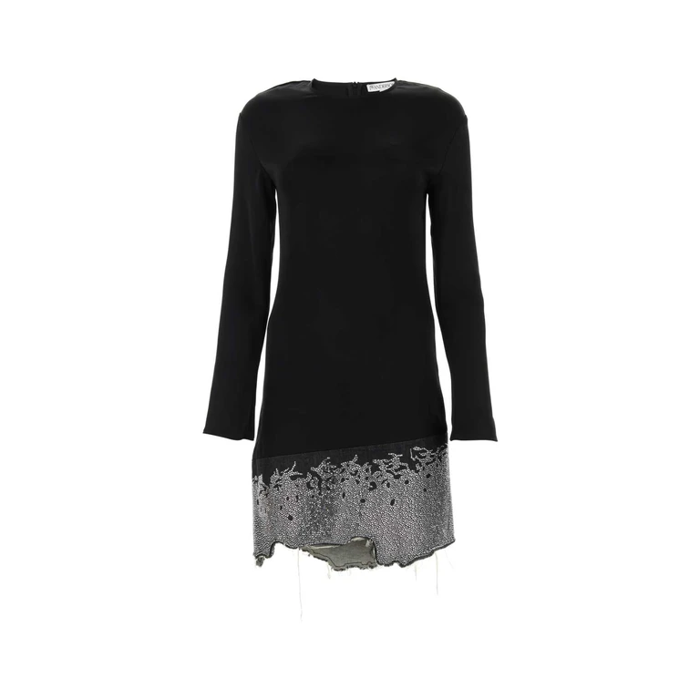 JW Anderson Black Triacetate Blend Dress Abiti - Women