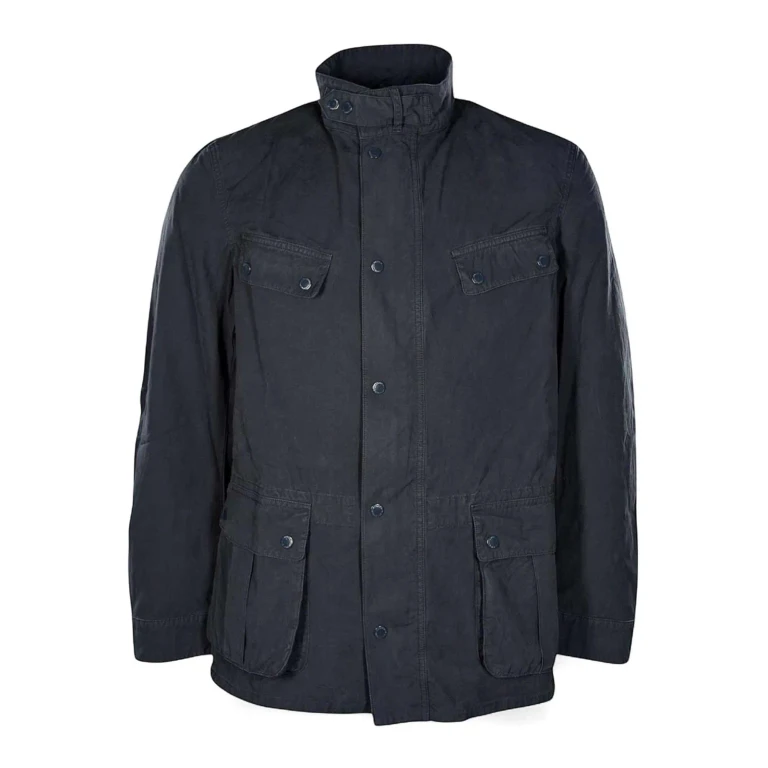Barbour Manteau Au Genou - Bleu