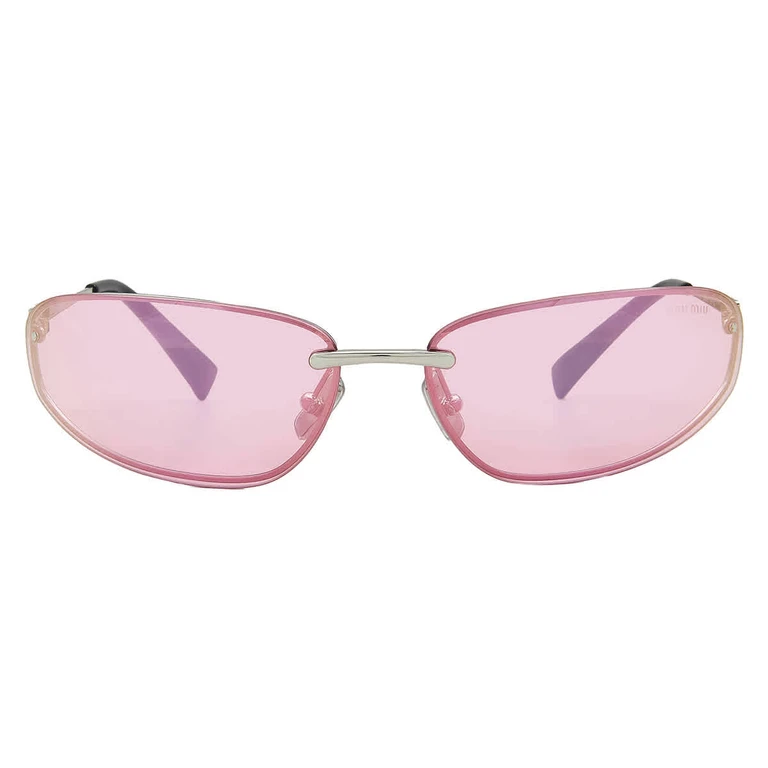 Pink Mirror Lilac Wrap Ladies Sunglasses MU A50S 1BC70J 68