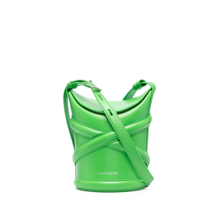 Alexander McQueen Bags Green Outer: Calf Leather - Women