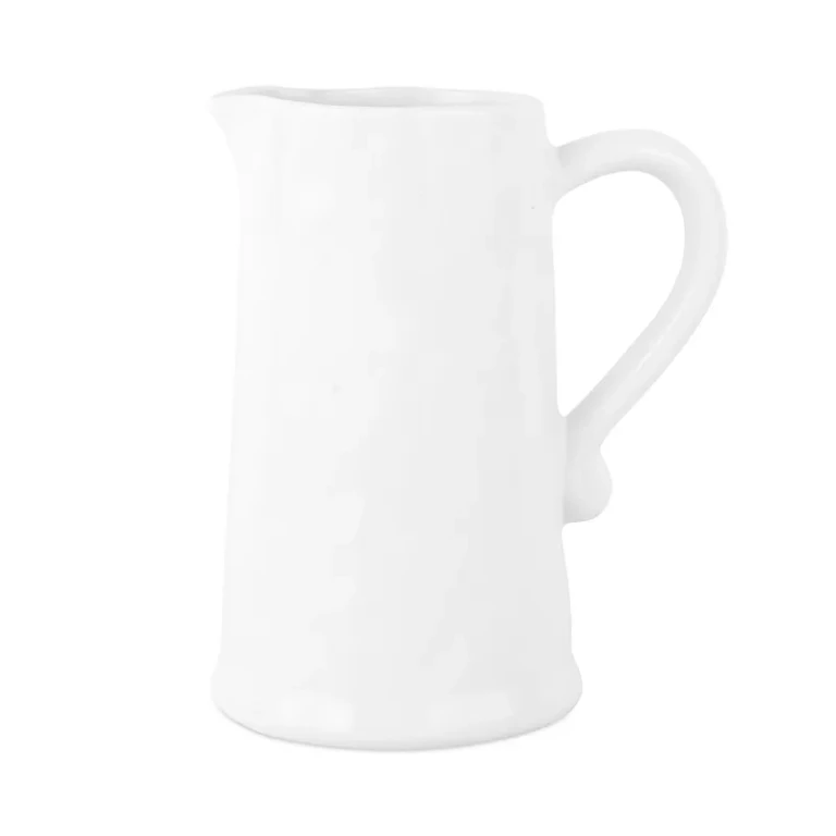 Vietri Aria White Pitcher