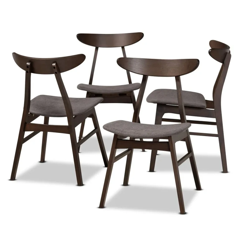 Britte Dark Brown Dining Room Chair (Set of 4)