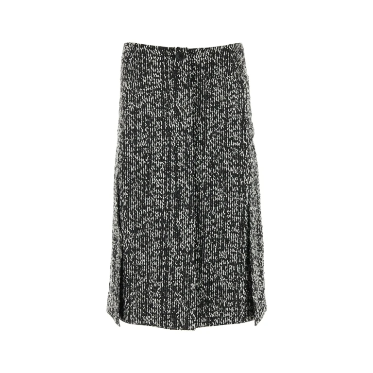 Lanvin Two-tone Bouclã Skirt
