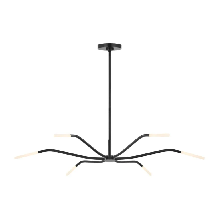 Bronze LED Chandelier from the Lajos Collection