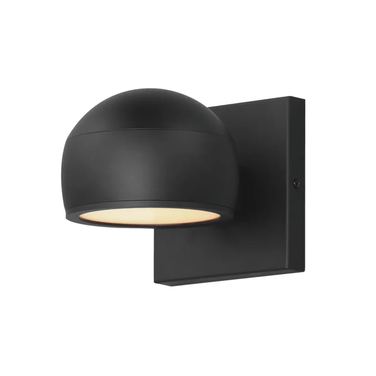 Black LED Outdoor Wall Sconce from the Modular Collection