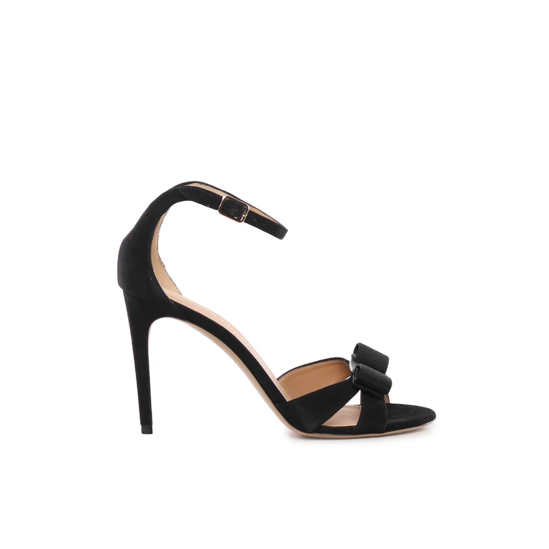 Ferragamo Sandals Black Goatskin - Women