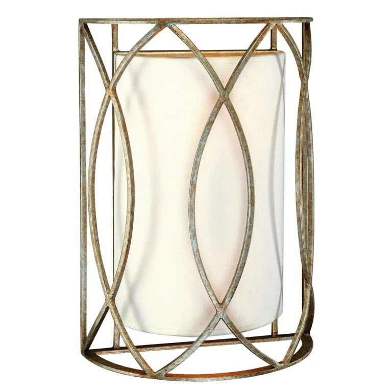 Troy Sausalito 2-Light 14" Wall Sconce in Silver Gold