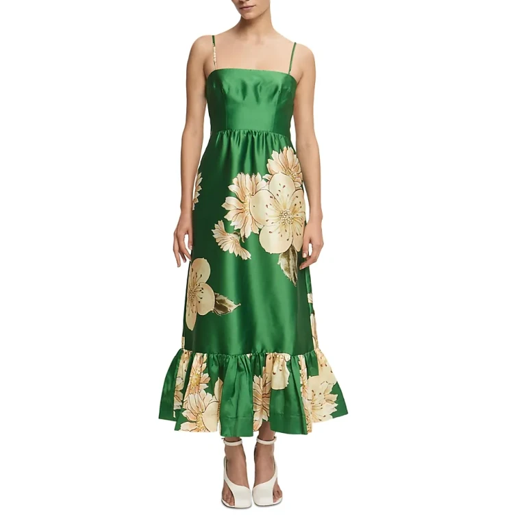 Alemais Sage Midi Dress