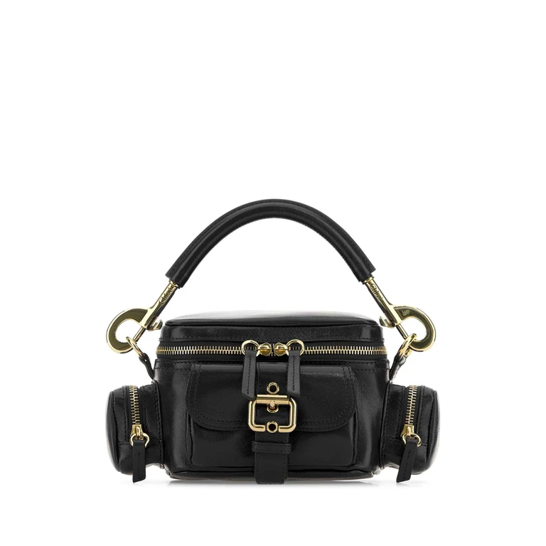 Chloé Black Leather Camera Bag Crossbody Bag