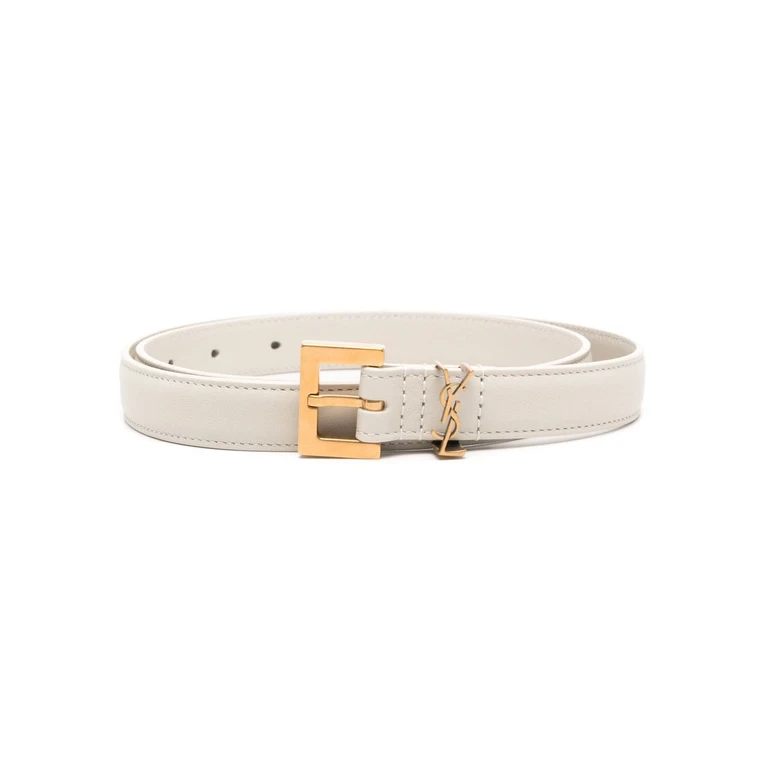 Saint Laurent Belts Crema Soft - Women