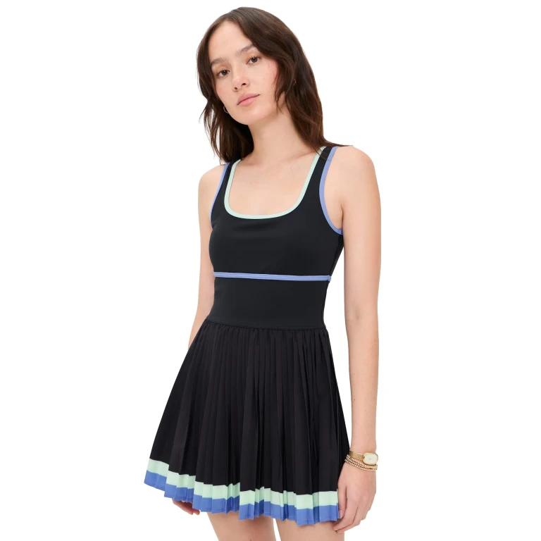 Beach Riot Antonia Dress Sapphire Sea Colorblock L