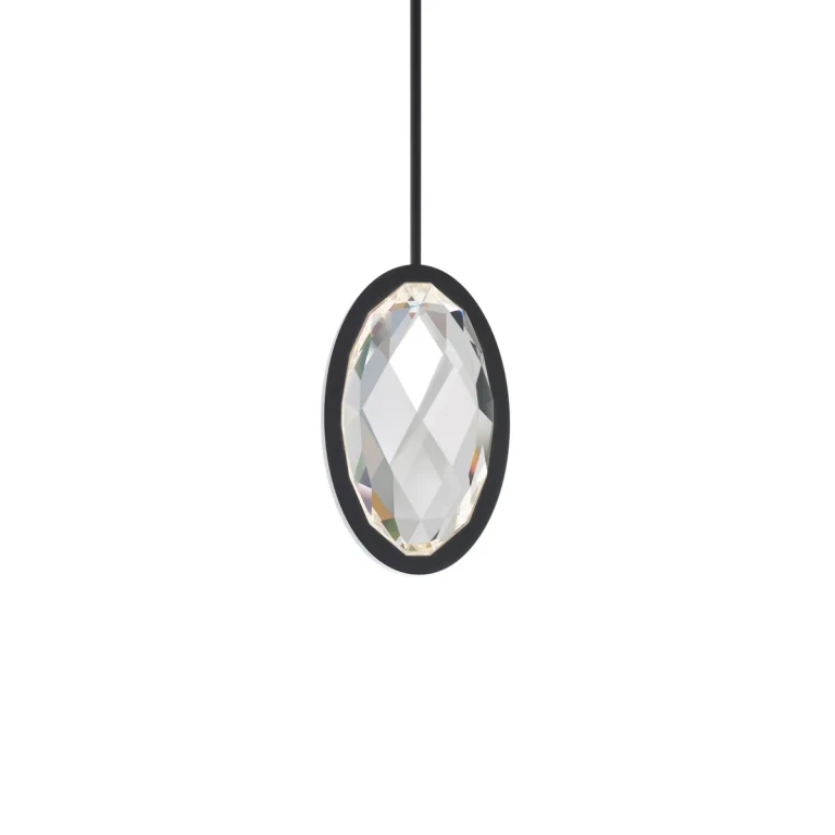 Wonder 1-Light LED Mini Pendant in Black