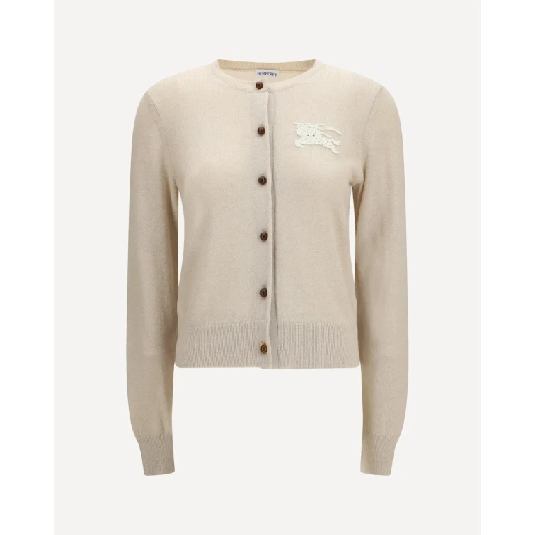 BURBERRY Ekd cotton-wool Cardigan Female S