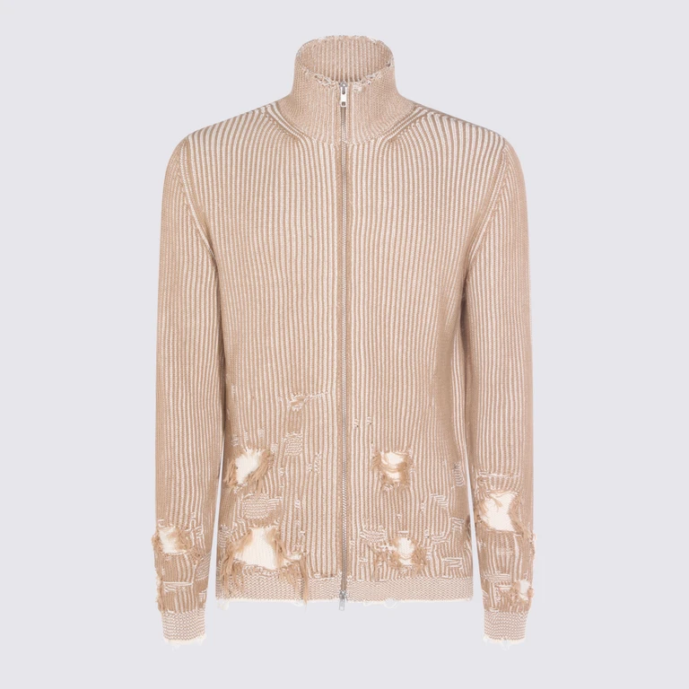 MM6 Maison Margiela Sweaters Camel-chalk _wo - Men