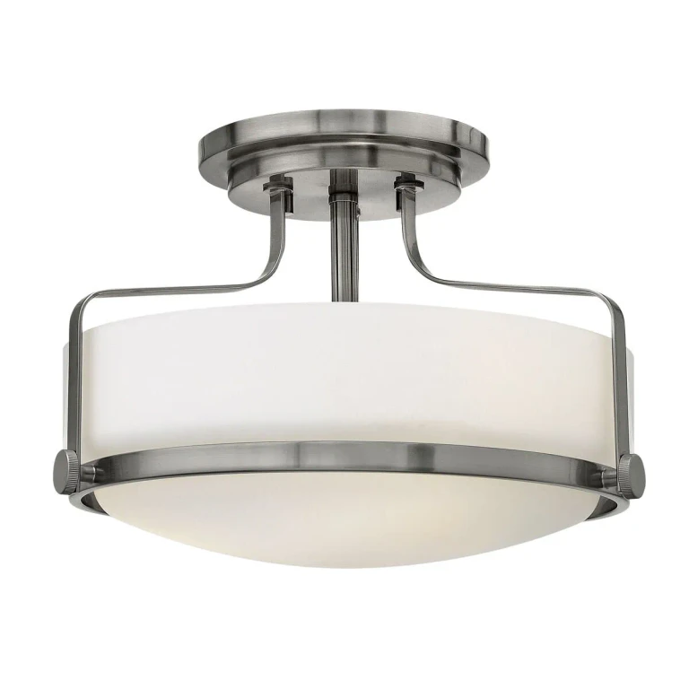 Brushed Nickel LED Semi-Flush Mount from the Harper Collection