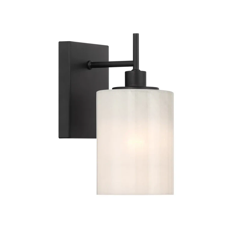 Wall Sconce in Matte Black