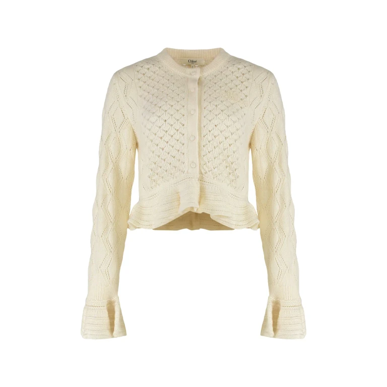 Chloé Pointelle Cardigan