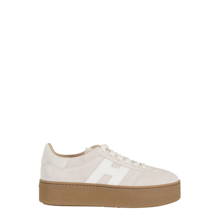 Hogan Allacciato H Nude & Neutrals Pelle; Suola: Gomma Calzature - Women