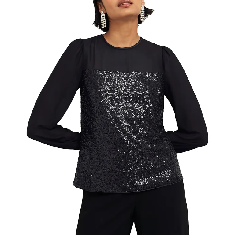 Hobbs London Zariah Sequin Top