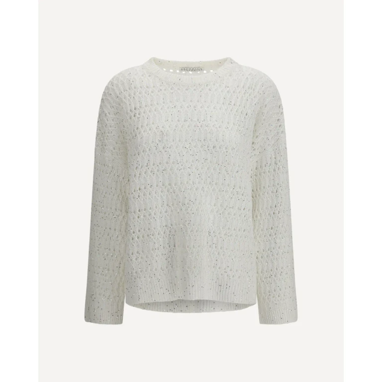 Brunello Cucinelli Openwork Pullover Damen XL