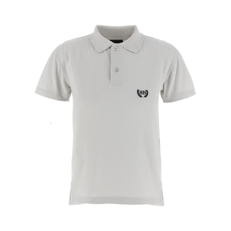 Balenciaga Gray Cotton Polo Shirt - Women