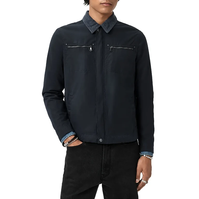 John Varvatos Calvin Waxed Cotton Work Jacket