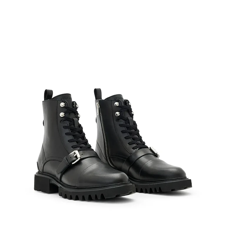 Allsaints Women's Tori Buckle Detail Ankle Boots