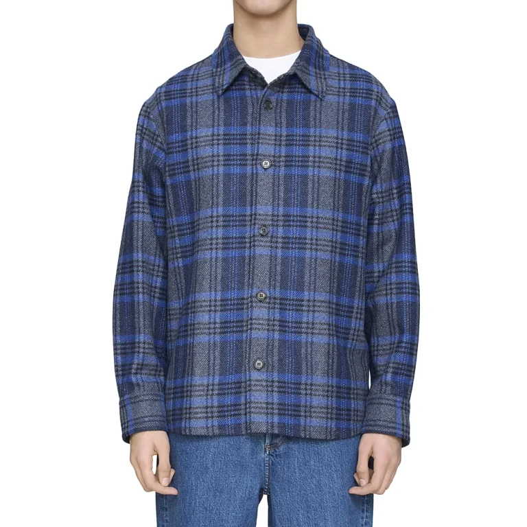 A. p.c. Bobby Button Front Overshirt