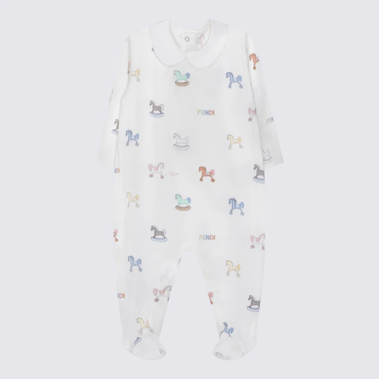 Fendi Sweaters Red _100 % Co - Kids