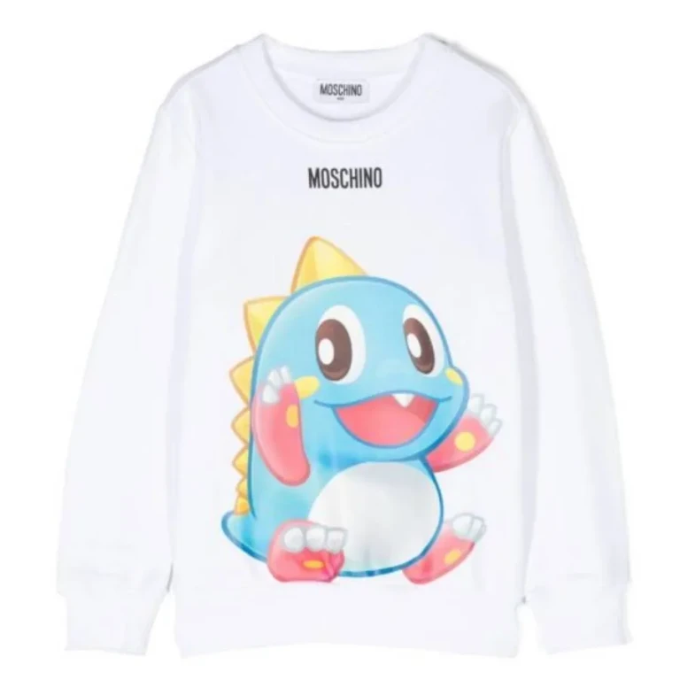 Moschino Kids Puzzle Bobble Print Sweatshirt