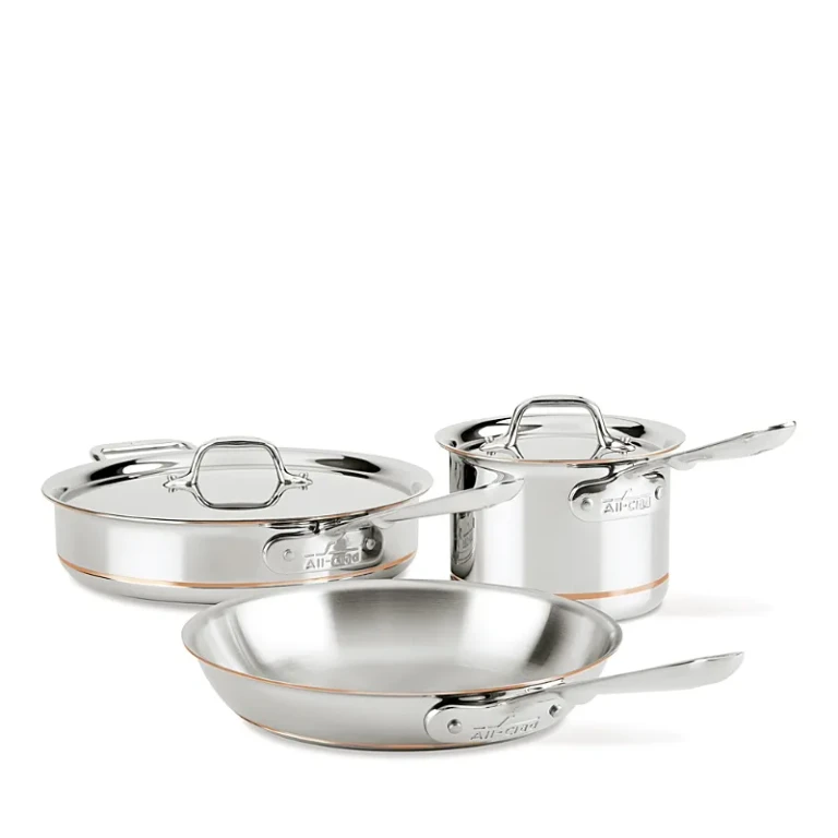 All-Clad Copper Core 5 Ply Bonded 5 Piece Cookware Set