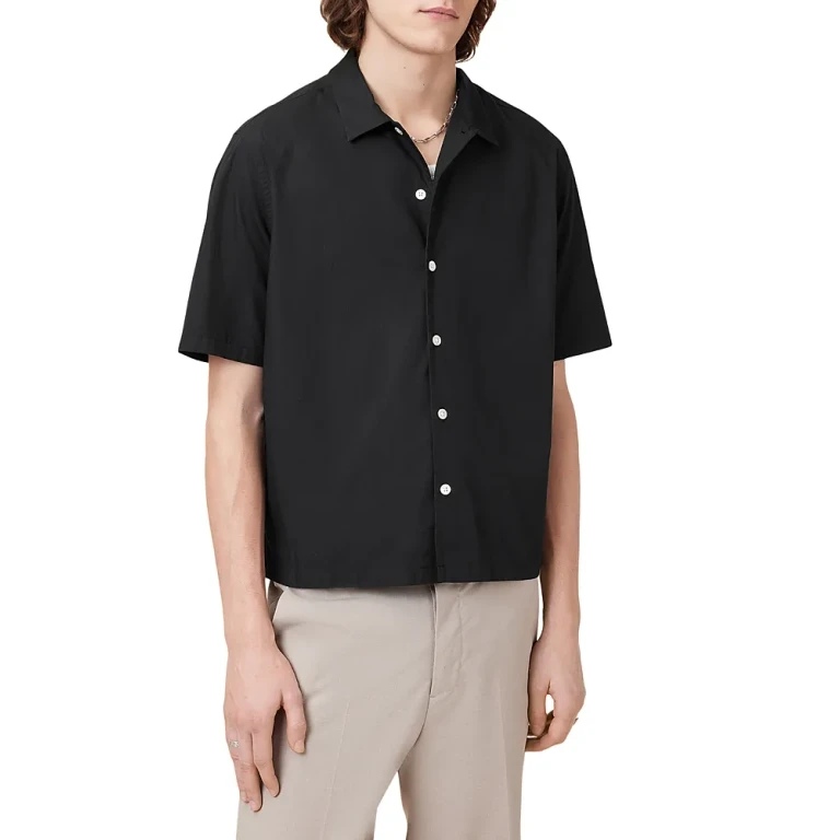 Allsaints Boxy Short Sleeve Camp Shirt