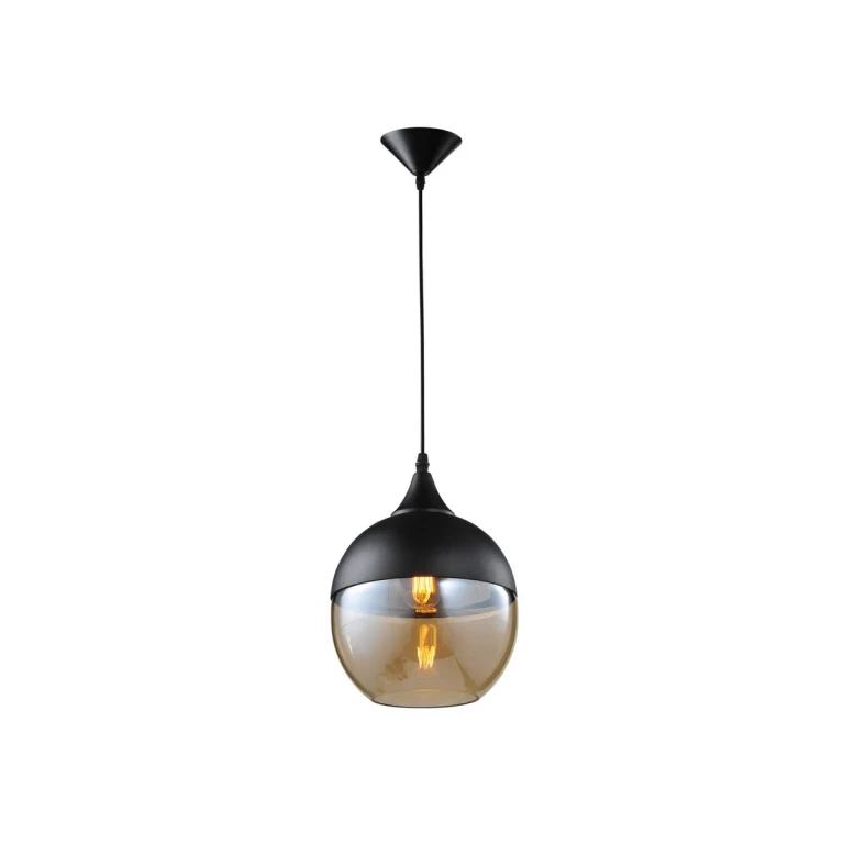 Black One Light Pendant from the Robertson Blvd. Collection