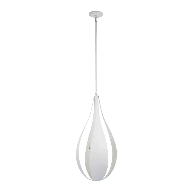 Bali 6-Light Pendant in White Cashmere