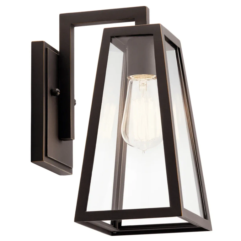 Delison 12" Outdoor Light in Rubbed Bronze