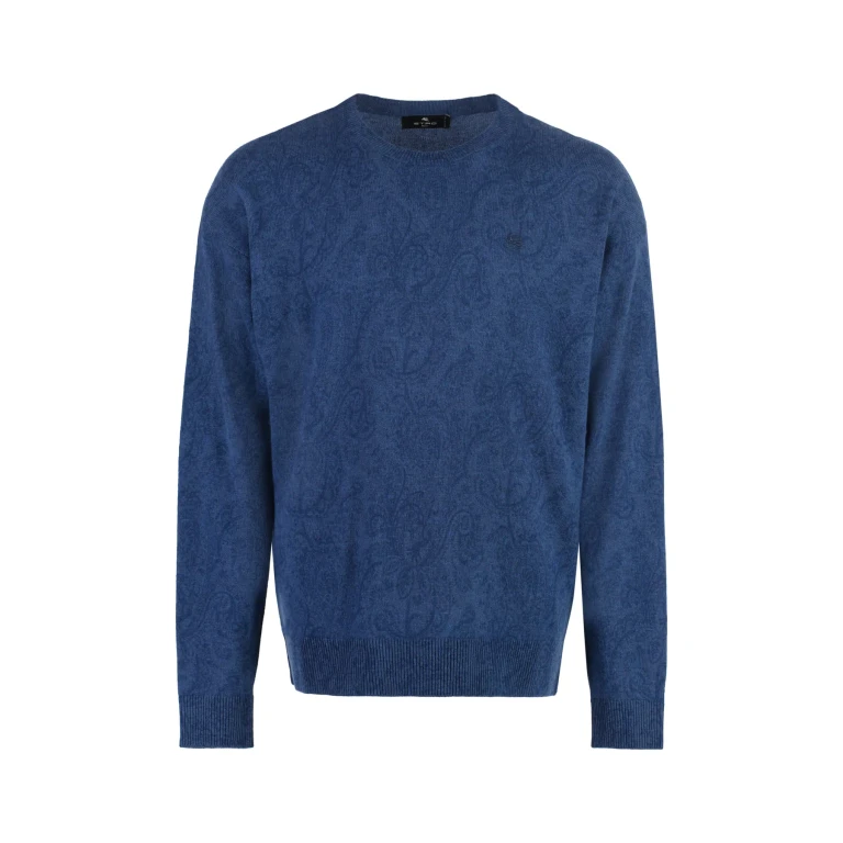 Etro wollen trui met ronde hals