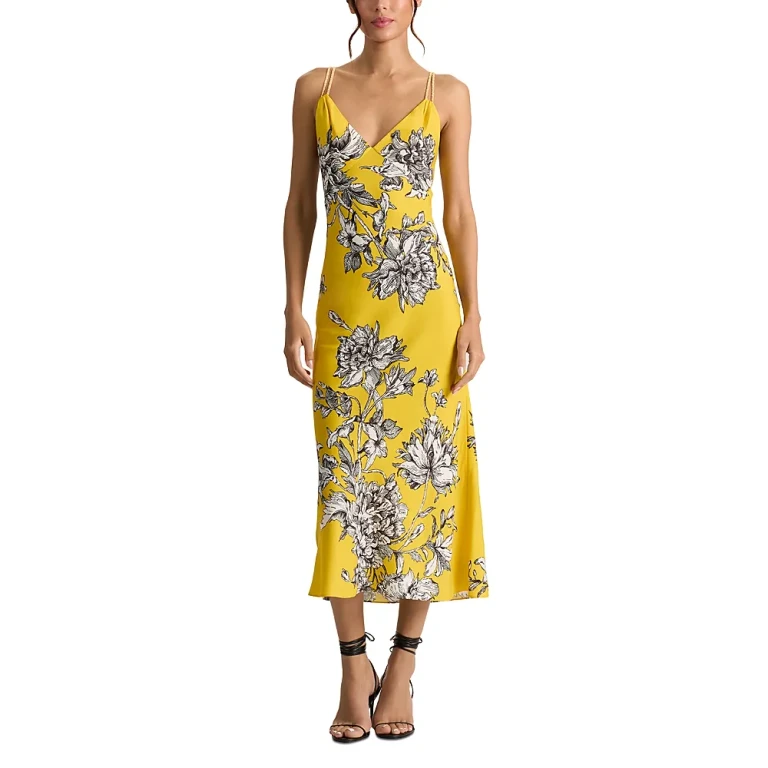 Alice and Olivia Kiro Midi Dress