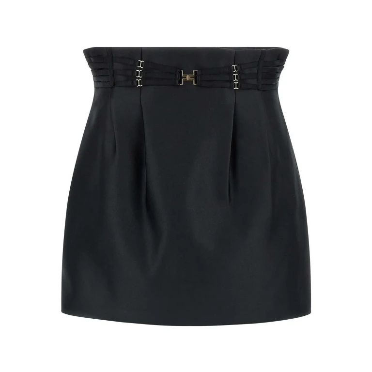 Elisabetta Franchi Mini Jupe - Noir