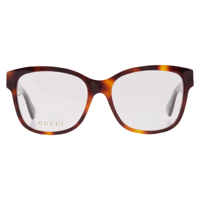 Gucci Demo Square Ladies Eyeglasses GG0038ON 002 54