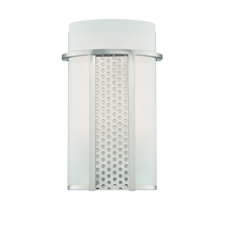 Satin Platinum LED Wall Sconce from the Lucern Collection